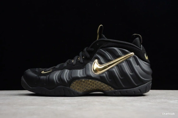 Foamposite Metallic Black Pro 624041-009  Air Gold 1121